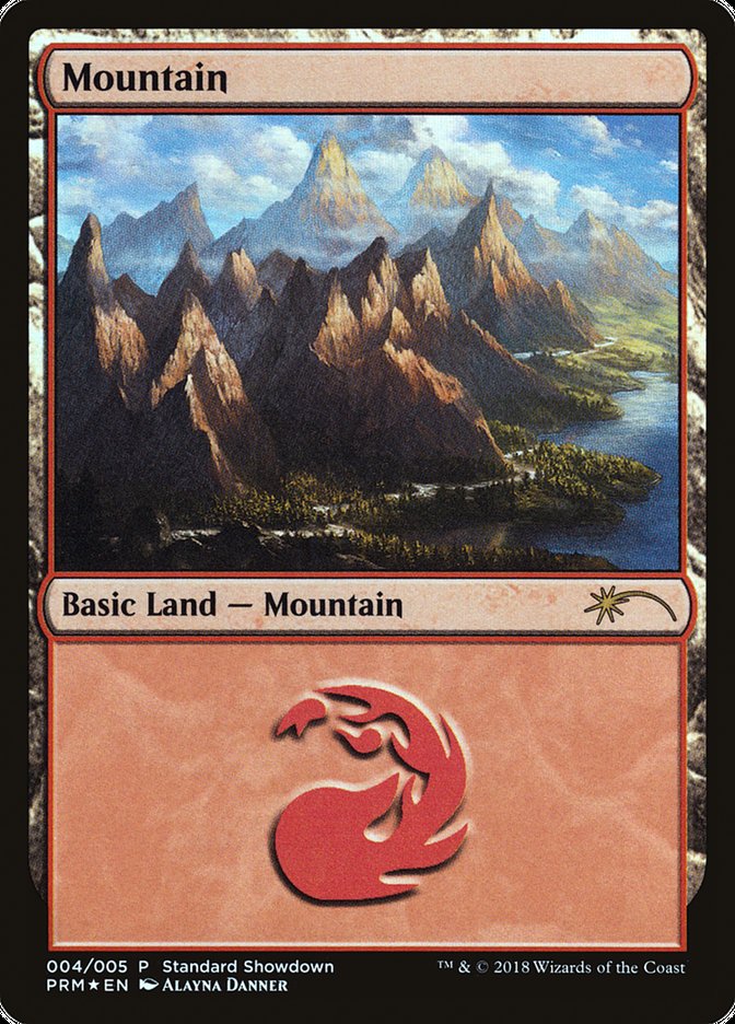 Mountain (Alayna Danner) [Standard Showdown Promos] Magic: The Gathering