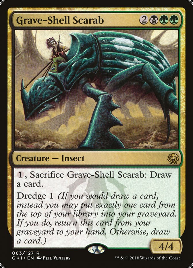 Grave-Shell Scarab [Guilds of Ravnica Guild Kit] Magic: The Gathering