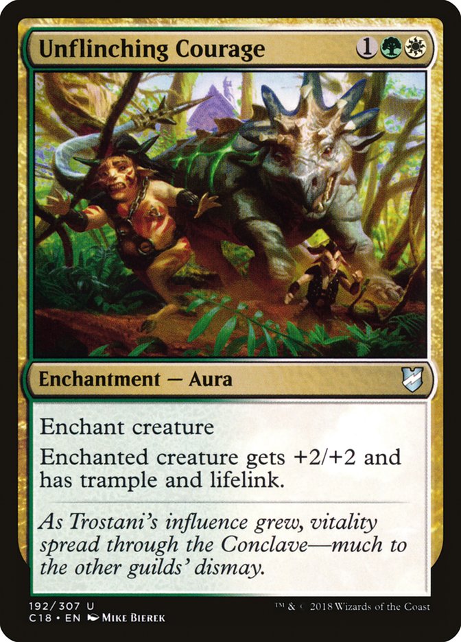 Unflinching Courage [Commander 2018] Magic: The Gathering