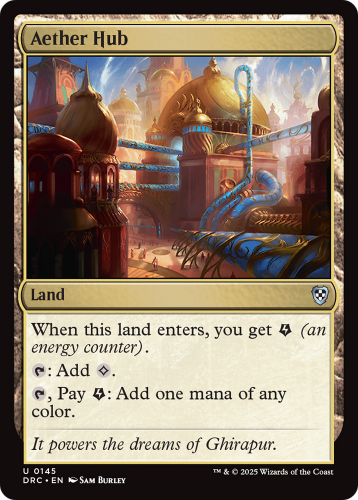 Aether Hub [Aetherdrift Commander] Magic: The Gathering