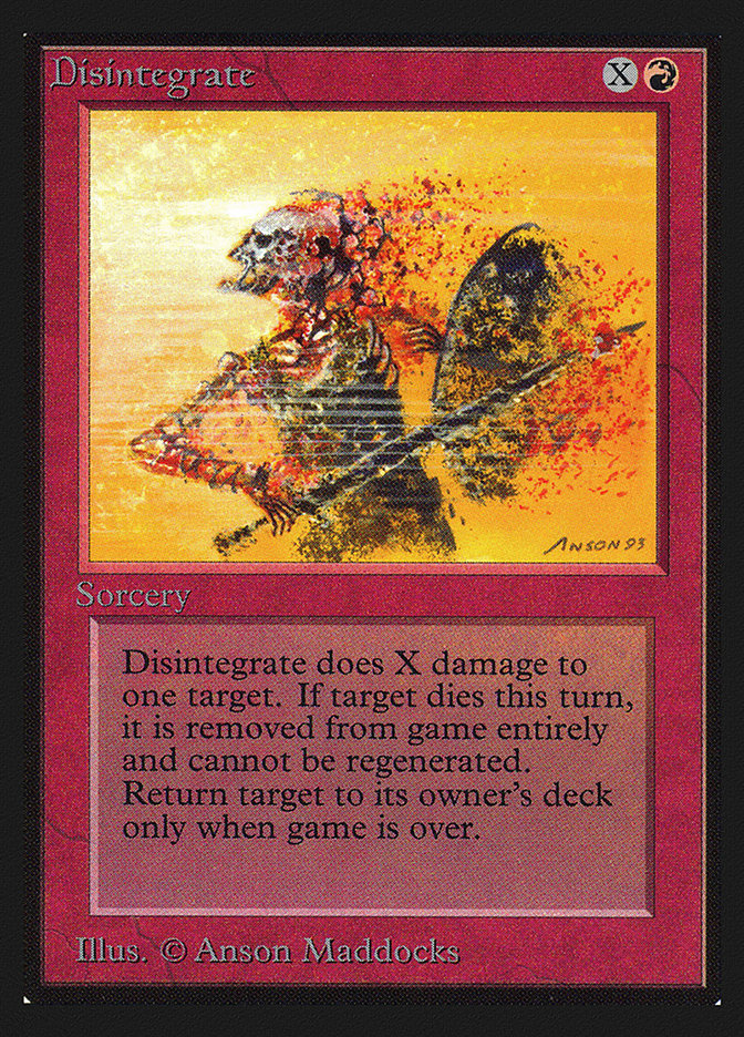 Disintegrate [International Collectors' Edition] Magic: The Gathering