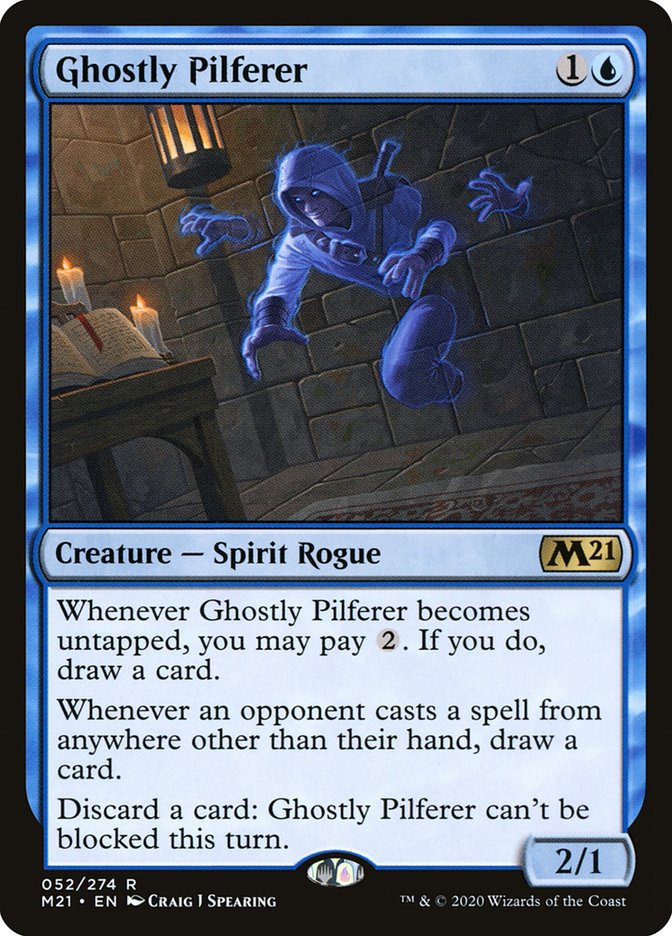 Ghostly Pilferer [Core Set 2021] Magic: The Gathering