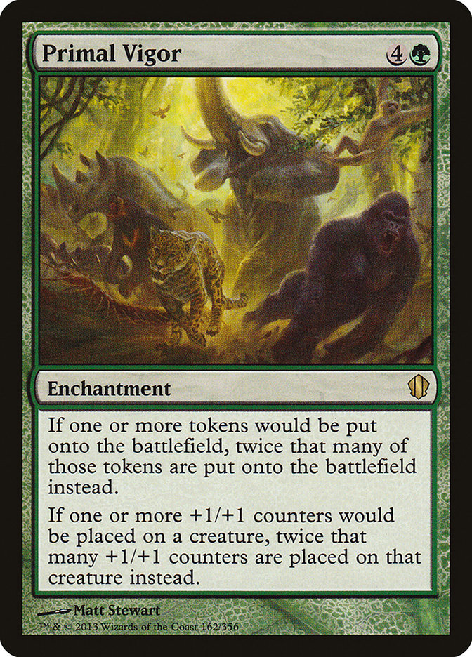 Primal Vigor [Commander 2013] Magic: The Gathering