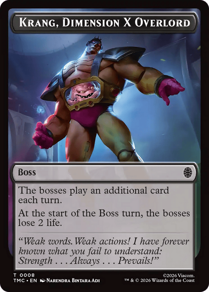 Krang, Dimension X Overlord [Teenage Mutant Ninja Turtles Commander Tokens]