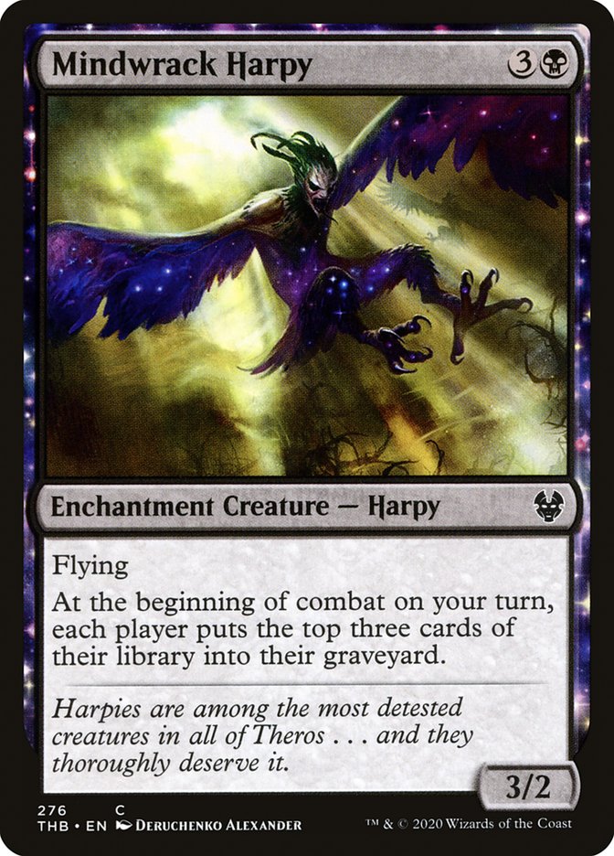 Mindwrack Harpy [Theros Beyond Death] Magic: The Gathering