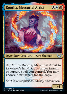 Rootha, Mercurial Artist [Strixhaven: School of Mages] Magic: The Gathering
