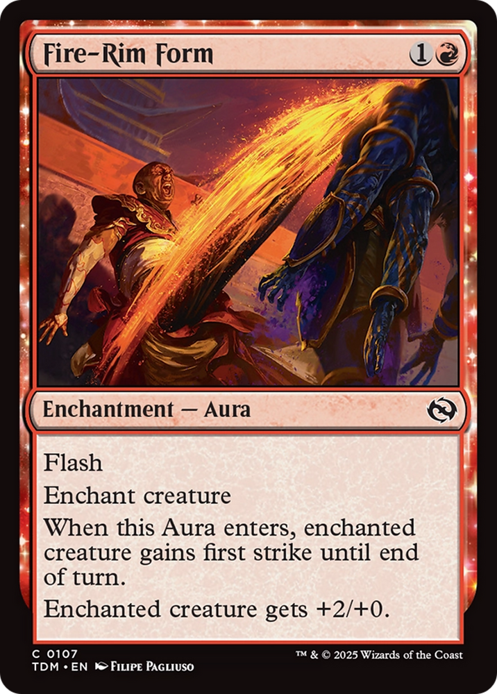 Fire-Rim Form [Tarkir: Dragonstorm] Magic: The Gathering