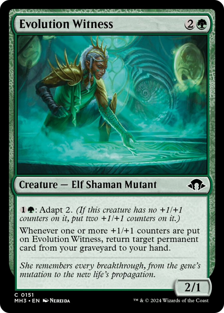 Evolution Witness [Modern Horizons 3] Magic: The Gathering