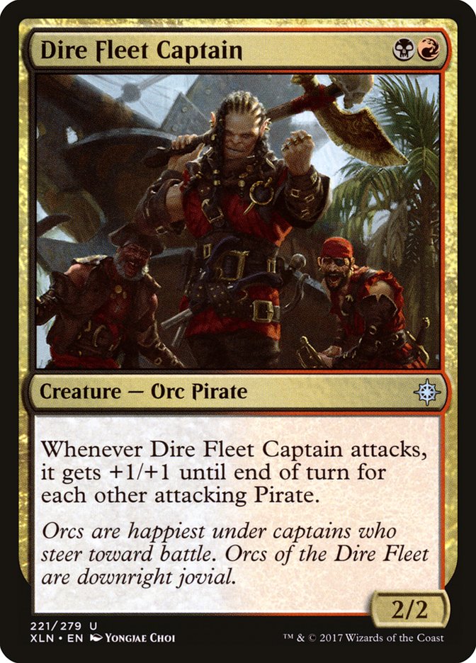 Dire Fleet Captain [Ixalan] Magic: The Gathering