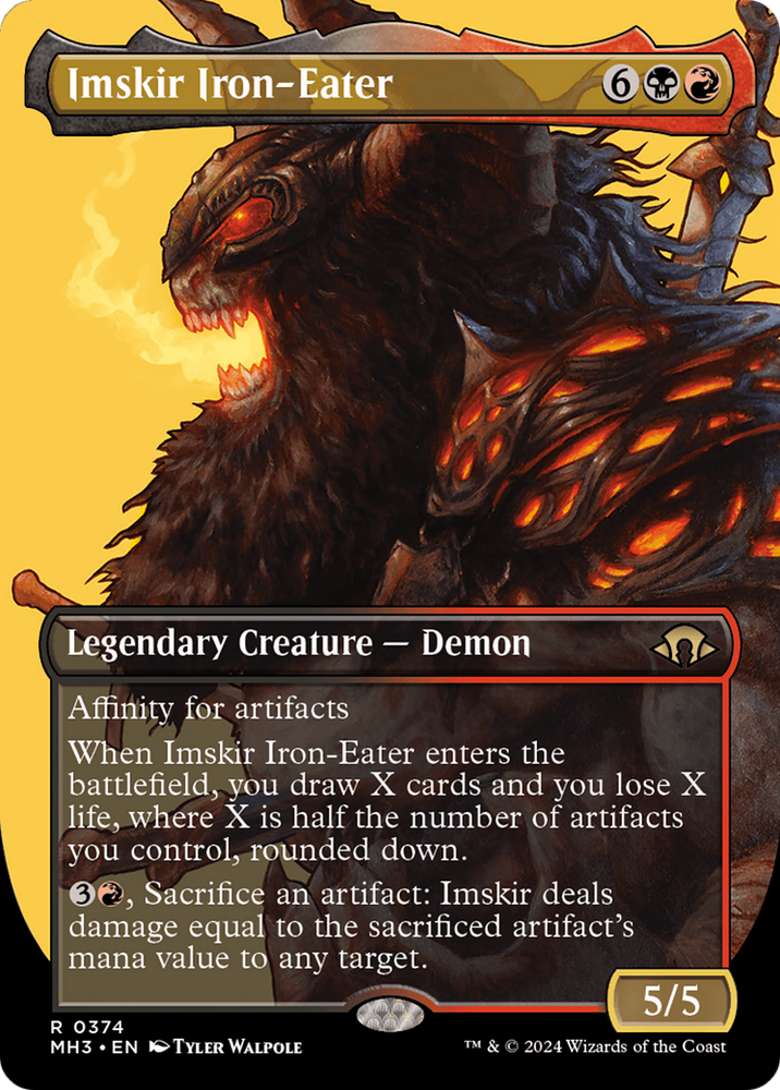 Imskir Iron-Eater (Borderless) [Modern Horizons 3] Magic: The Gathering