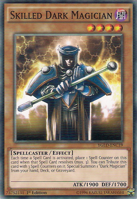 Skilled Dark Magician [YGLD-ENC19] Common Yu-Gi-Oh!