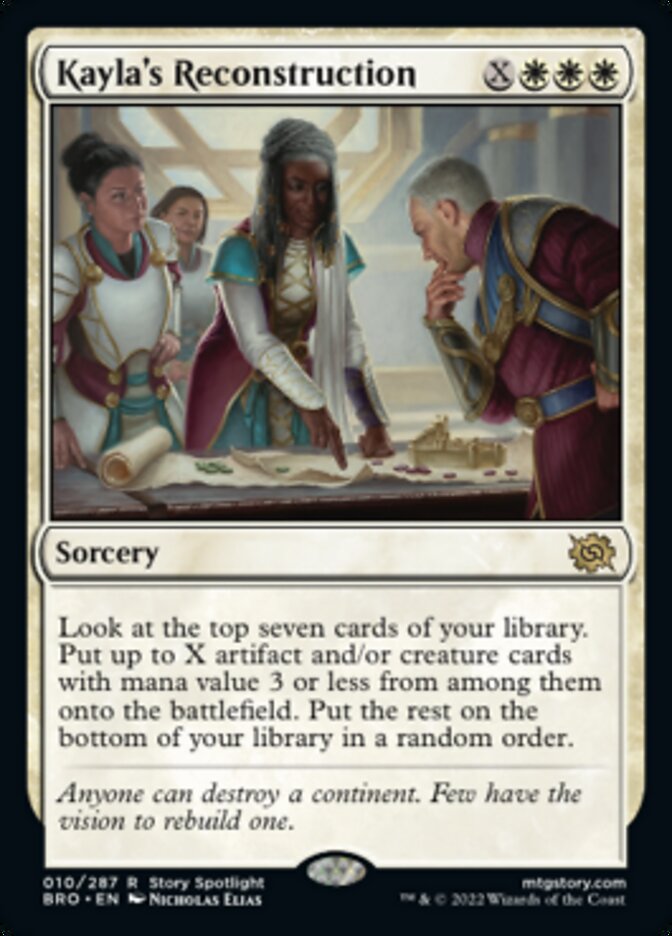 Kayla's Reconstruction [The Brothers' War] Magic: The Gathering