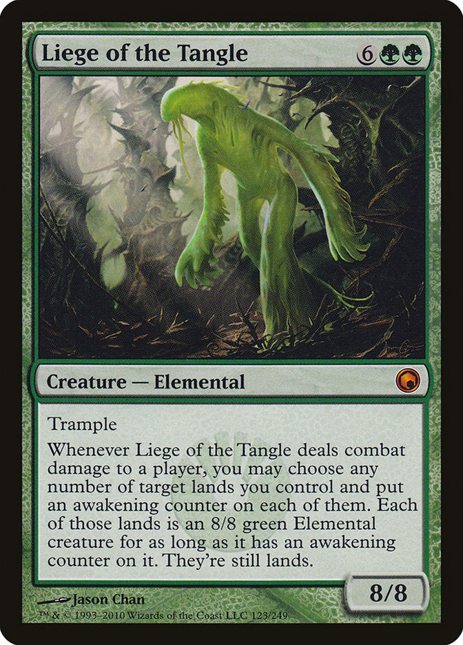 Liege of the Tangle [Scars of Mirrodin] Magic: The Gathering