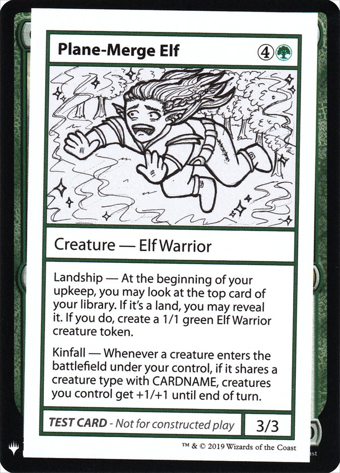 Plane-Merge Elf [Mystery Booster Playtest Cards] Magic: The Gathering