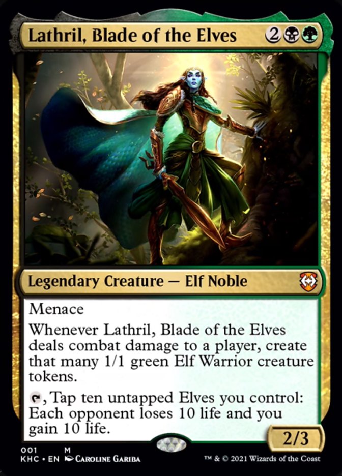 Lathril, Blade of the Elves [Kaldheim Commander] Magic: The Gathering