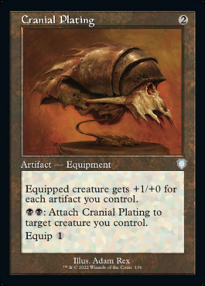 Cranial Plating (Retro) [The Brothers' War Commander] Magic: The Gathering