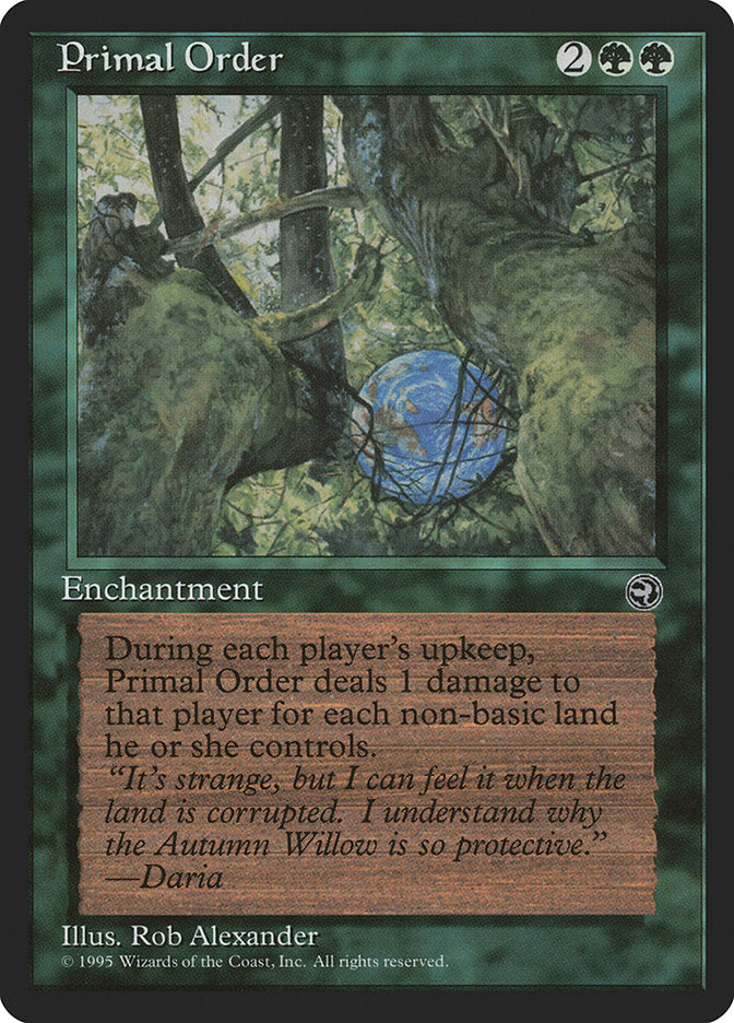 Primal Order [Homelands] Magic: The Gathering