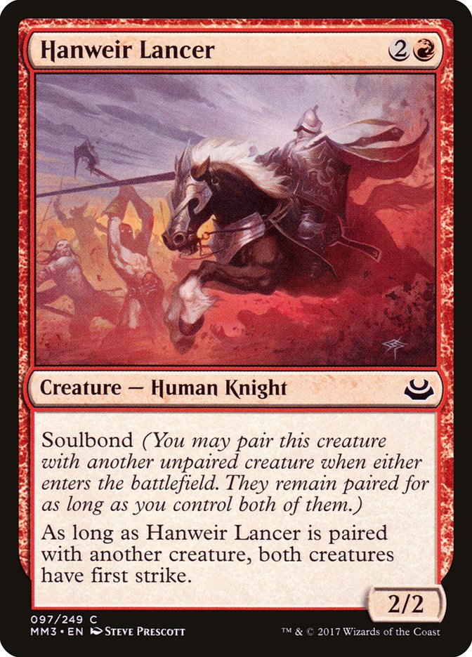 Hanweir Lancer [Modern Masters 2017] Magic: The Gathering