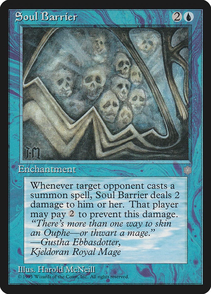 Soul Barrier [Ice Age] Magic: The Gathering