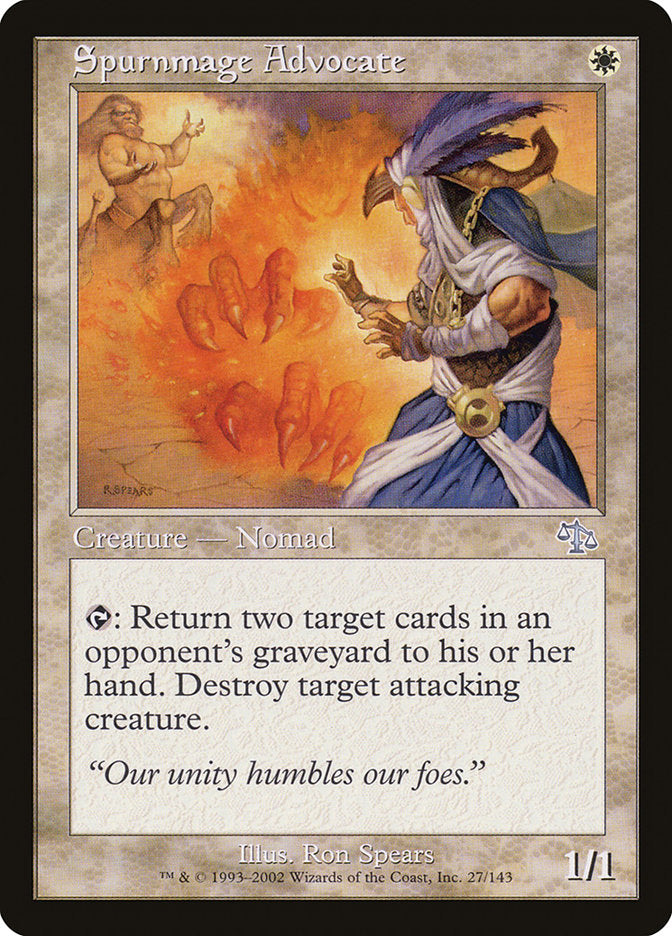 Spurnmage Advocate [Judgment] Magic: The Gathering