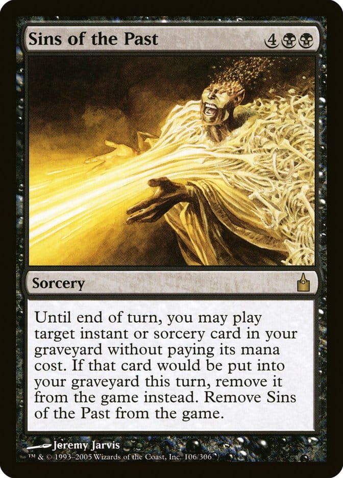 Sins of the Past [Ravnica: City of Guilds] Magic: The Gathering
