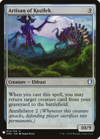 Artisan of Kozilek [Mystery Booster] Magic: The Gathering