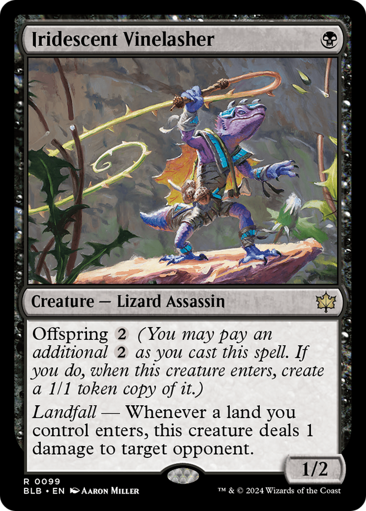 Iridescent Vinelasher [Bloomburrow] Magic: The Gathering