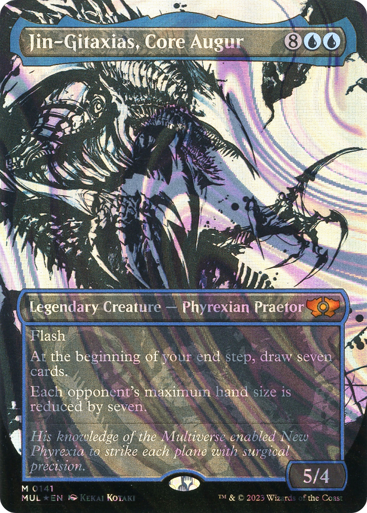Jin-Gitaxias, Core Augur (Halo Foil) [Multiverse Legends] Magic: The Gathering