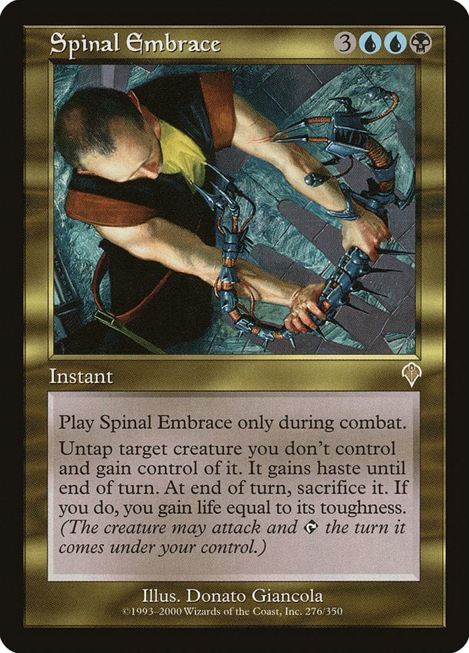 Spinal Embrace [Invasion] Magic: The Gathering