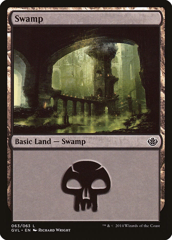 Swamp (63) (Garruk vs. Liliana) [Duel Decks Anthology] Magic: The Gathering