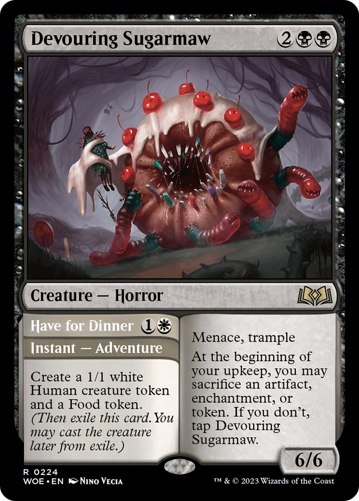 Devouring Sugarmaw // Have For Dinner [Wilds of Eldraine] Magic: The Gathering