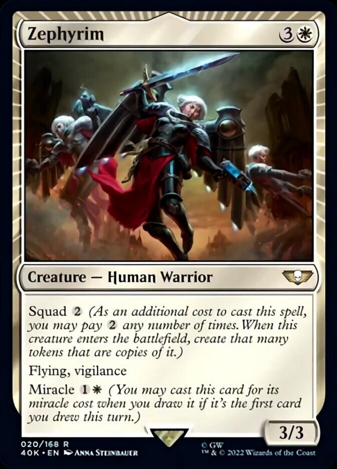 Zephyrim (Surge Foil) [Warhammer 40,000] Magic: The Gathering