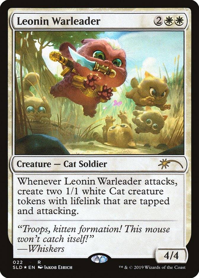 Leonin Warleader [Secret Lair Drop Series] Magic: The Gathering
