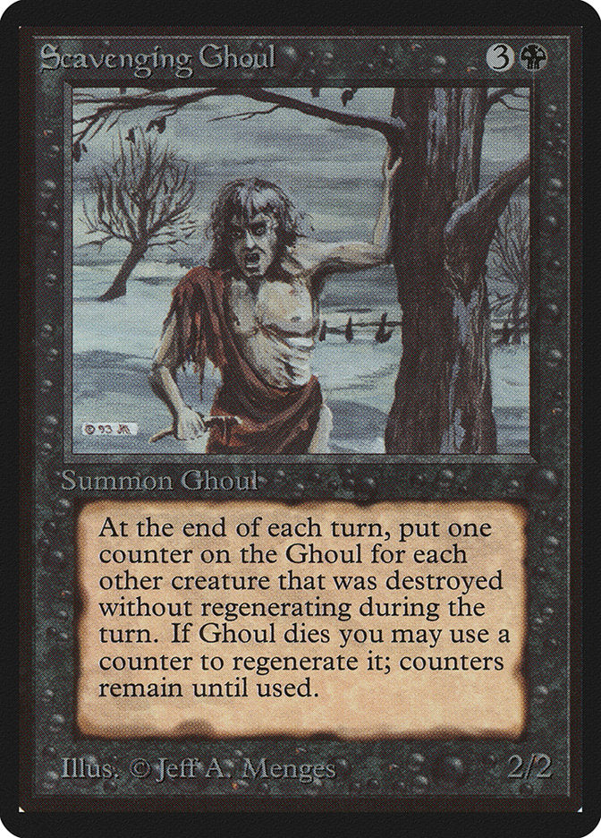 Scavenging Ghoul [Beta Edition] Magic: The Gathering