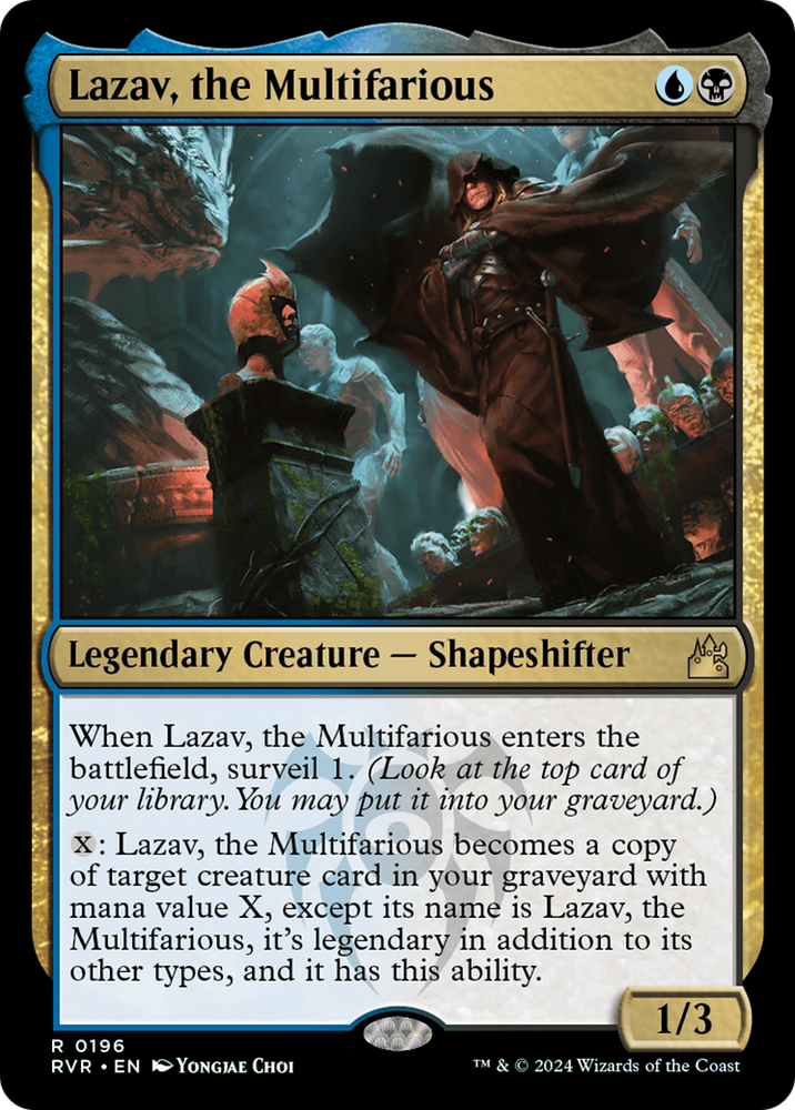 Lazav, the Multifarious [Ravnica Remastered] Magic: The Gathering