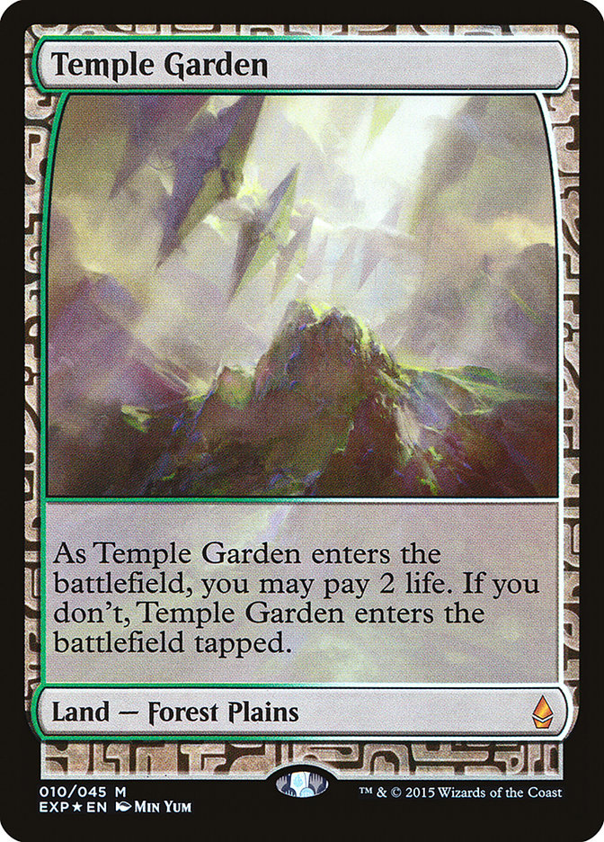 Temple Garden [Zendikar Expeditions] Magic: The Gathering