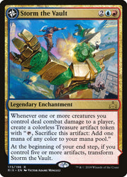 Storm the Vault // Vault of Catlacan [Rivals of Ixalan] Magic: The Gathering
