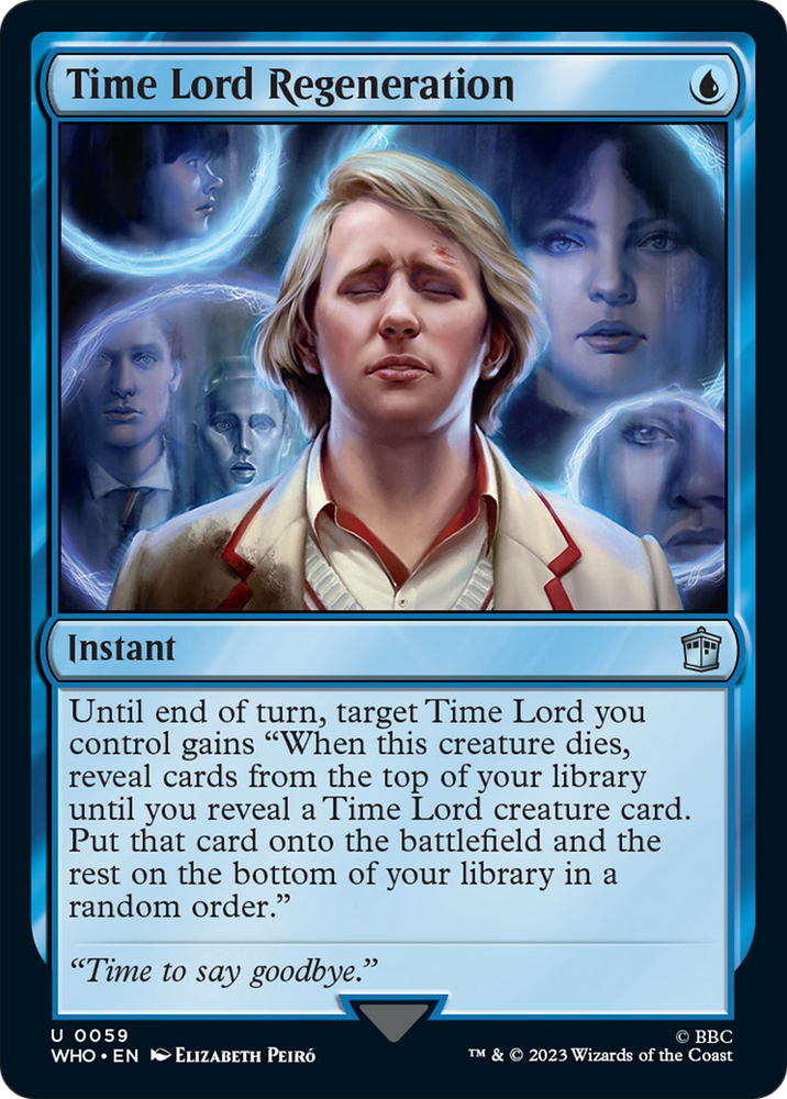 Time Lord Regeneration [Doctor Who] Magic: The Gathering