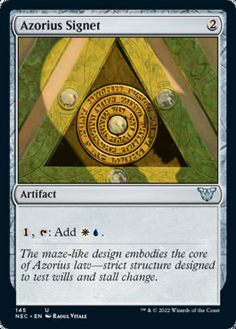 Azorius Signet [Kamigawa: Neon Dynasty Commander] Magic: The Gathering