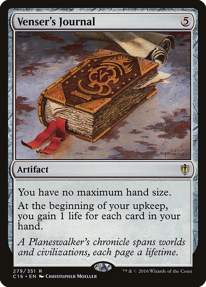 Venser's Journal [Commander 2016] Magic: The Gathering