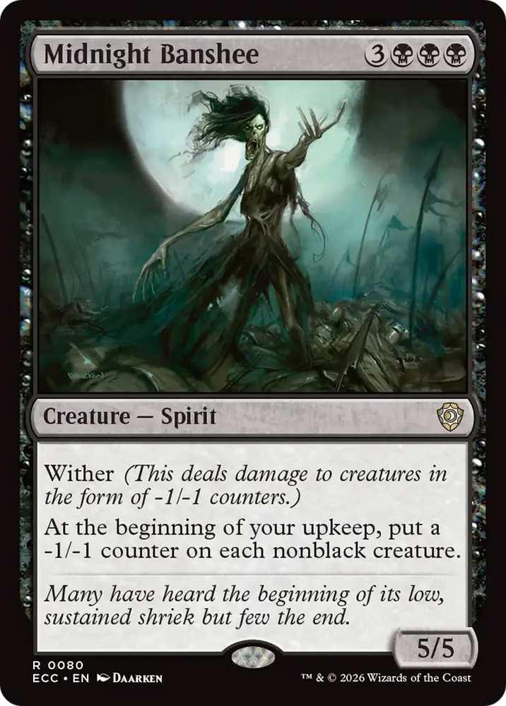 Midnight Banshee [Lorwyn Eclipsed Commander] Magic: The Gathering