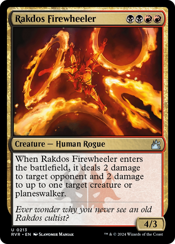 Rakdos Firewheeler [Ravnica Remastered] Magic: The Gathering