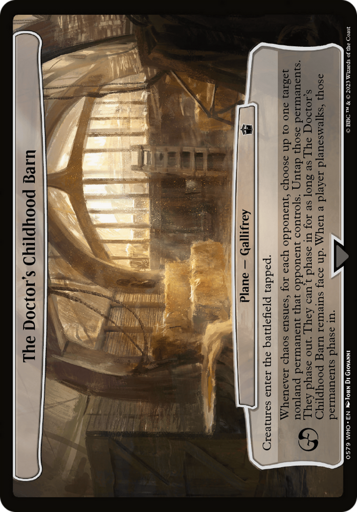 The Doctor's Childhood Barn [Doctor Who] Magic: The Gathering