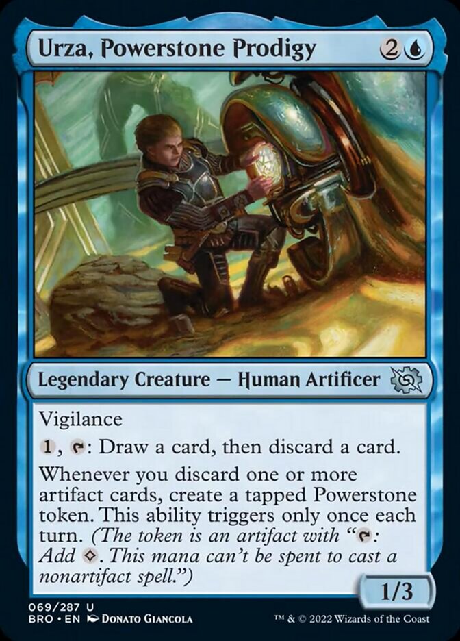 Urza, Powerstone Prodigy [The Brothers' War] Magic: The Gathering