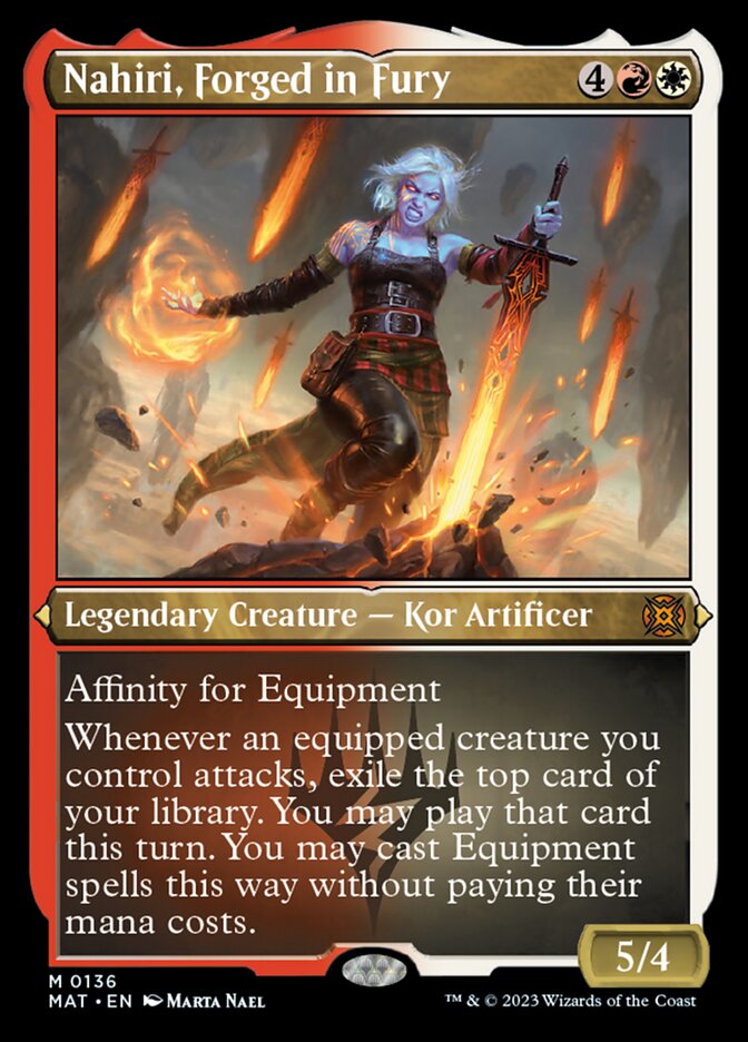 Nahiri, Forged in Fury (Foil Etched) [March of the Machine: The Aftermath] Magic: The Gathering