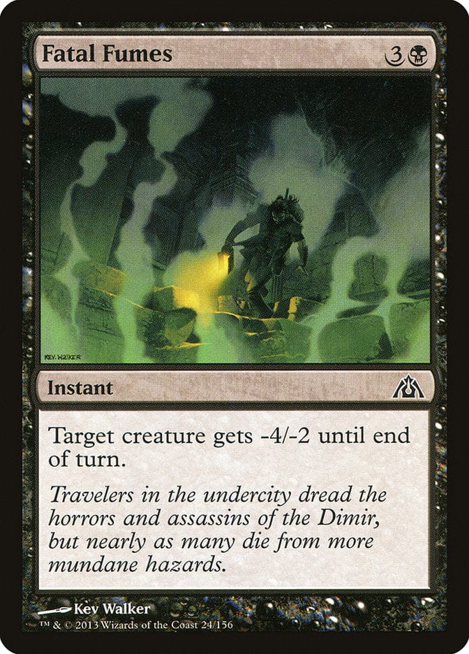 Fatal Fumes [Dragon's Maze] Magic: The Gathering