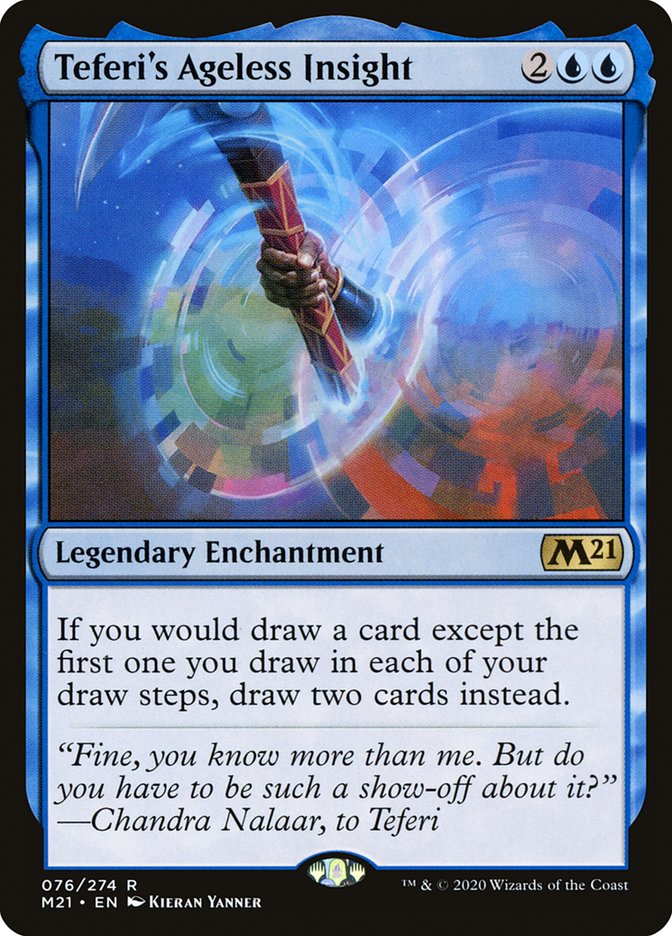 Teferi's Ageless Insight [Core Set 2021] Magic: The Gathering