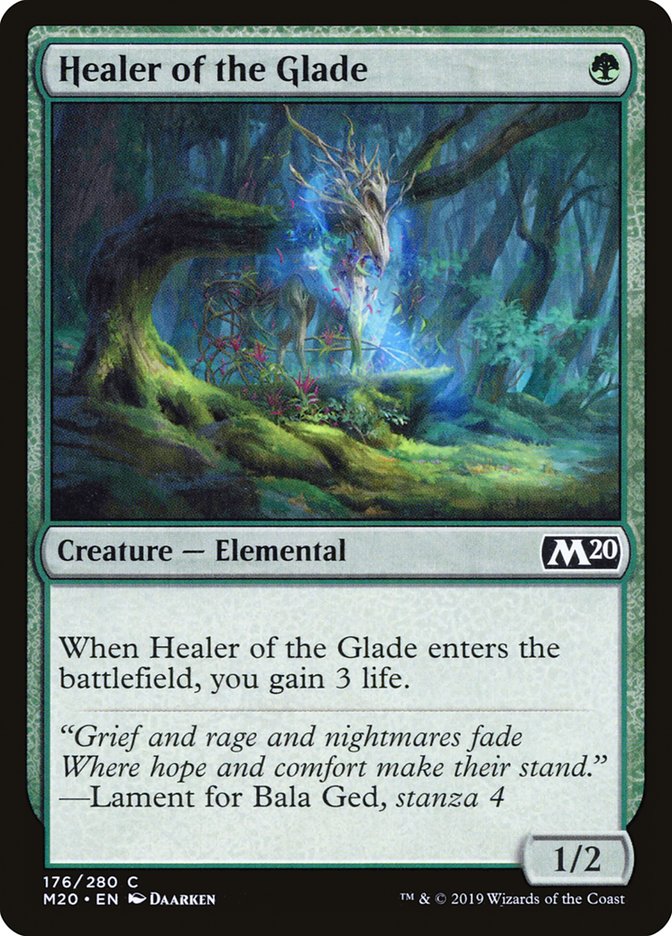 Healer of the Glade [Core Set 2020] Magic: The Gathering