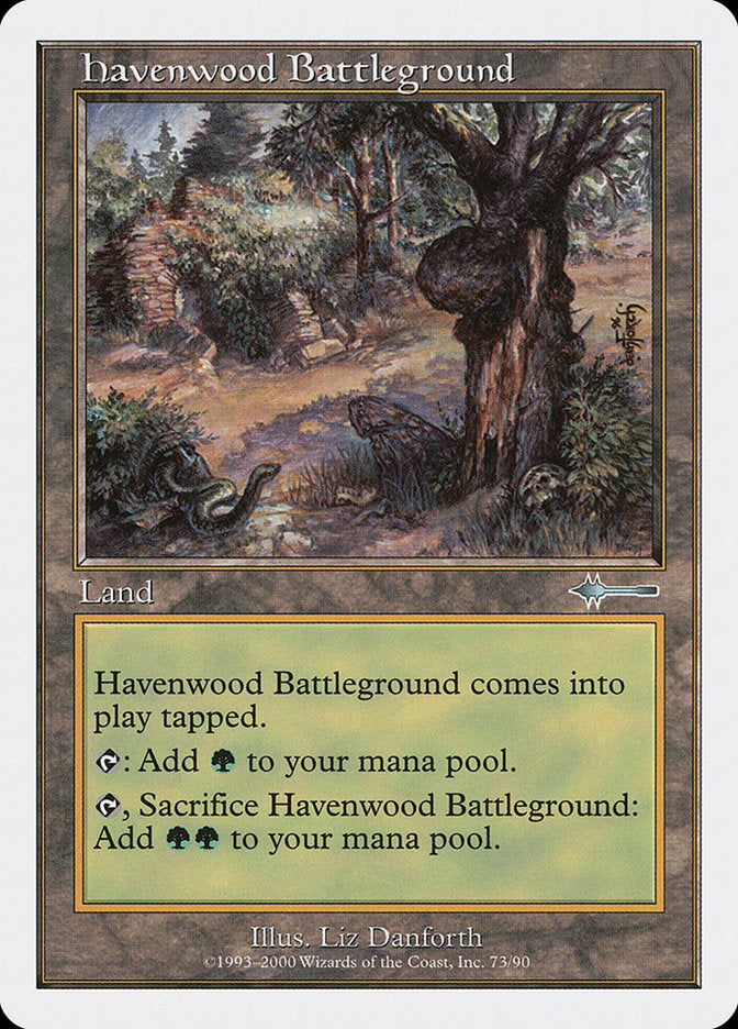 Havenwood Battleground [Beatdown] Magic: The Gathering