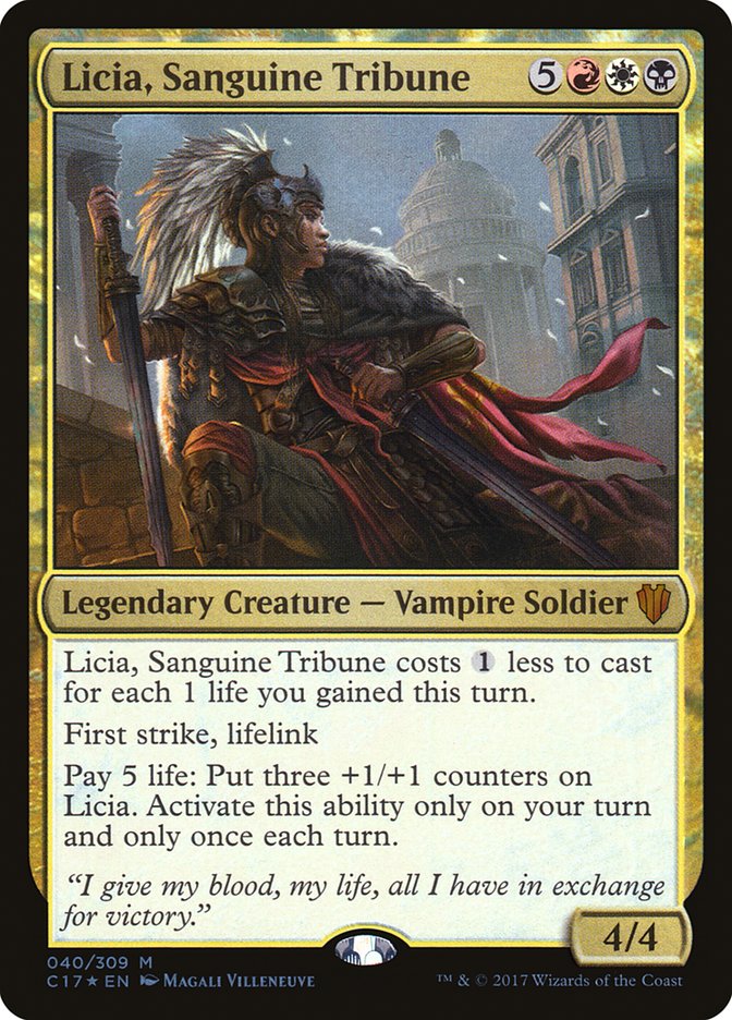 Licia, Sanguine Tribune [Commander 2017] Magic: The Gathering